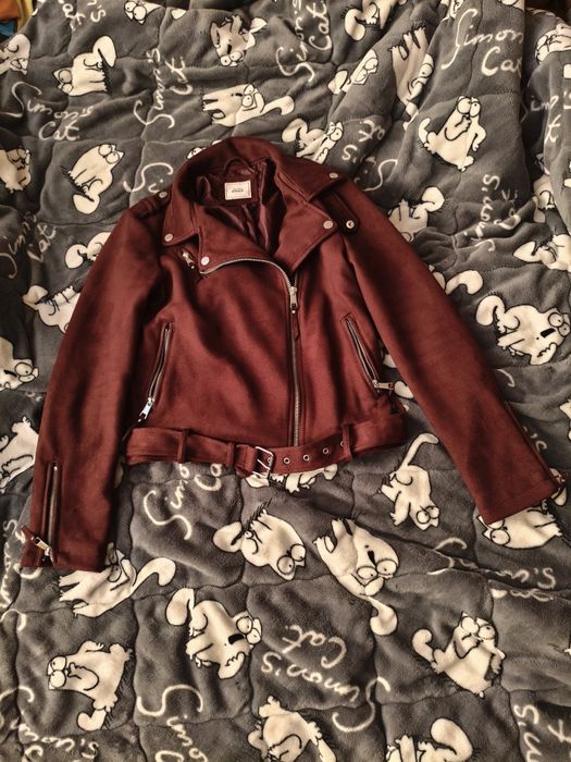 Женская куртка замшевая