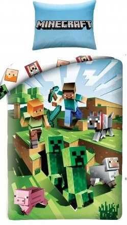 Pościel MINECRAFT 140x200 - 100% bawełna