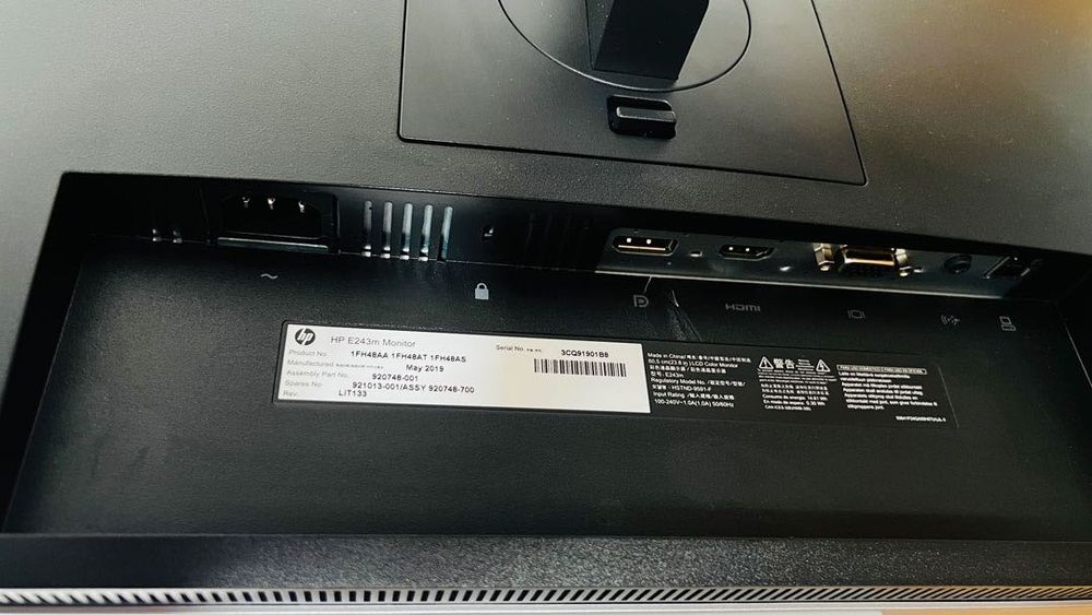 Monitor HP EliteDisplay 24'