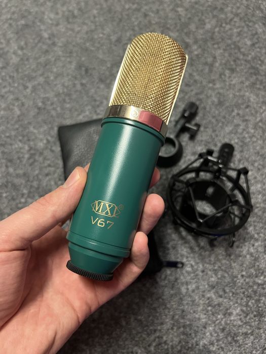 Mikrofon pojemnościowy MXL V67G – stan idealny + gratisy