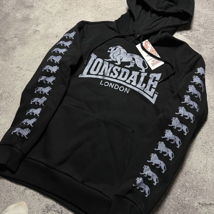 Худі Lonsdale  з лампасами принт XS,S,M,L,XL