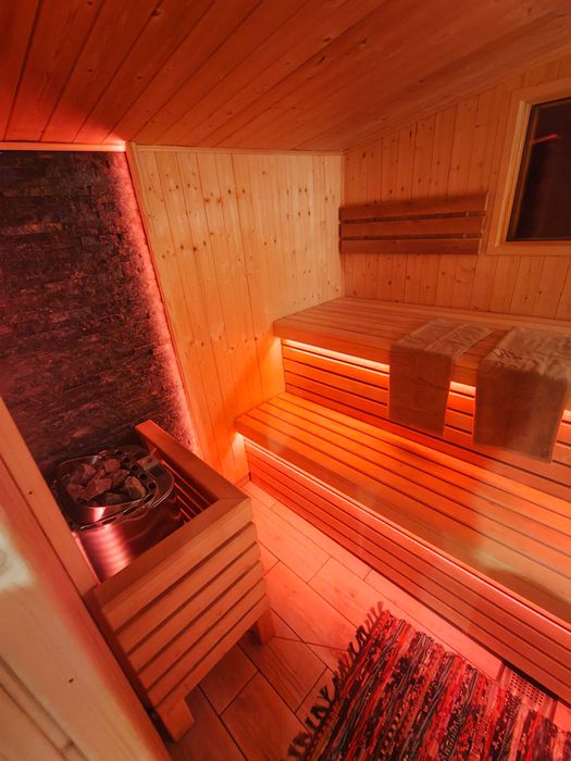 dom wynajem azyl nad nidą  sauna jacuzzi  panieński kawalersk