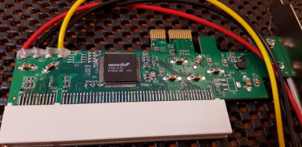 Конвертер PCI-E на 1 слот PCI адаптер переходник для звуковой/захвата ...