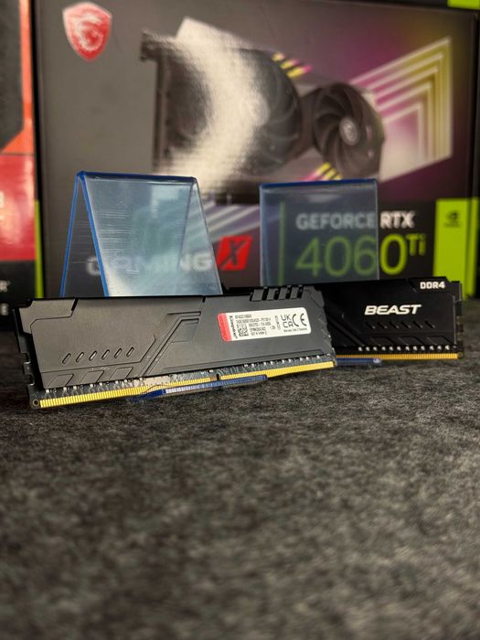 Kingston Fury Beast Black 16GB (2x8GB) 3200MHz | МАГАЗИН | Гарантія 90 днів