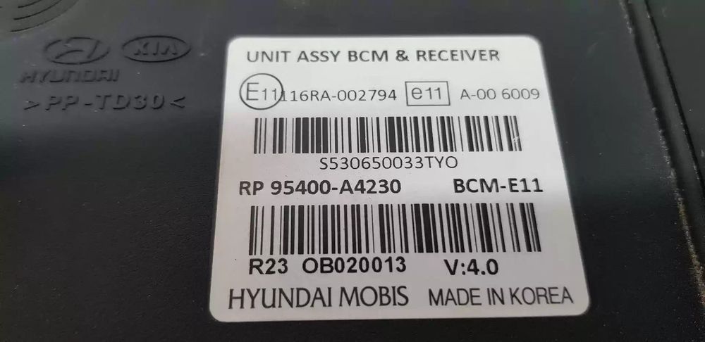 MODULO ELECTRONICO KIA CARENS IV 2016 -95400A4230