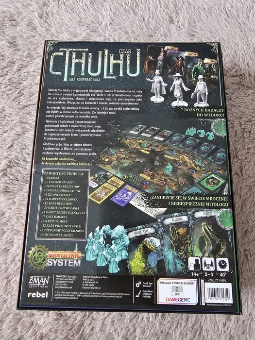 PANDEMIC CTHULHU gra planszowa jak nowa