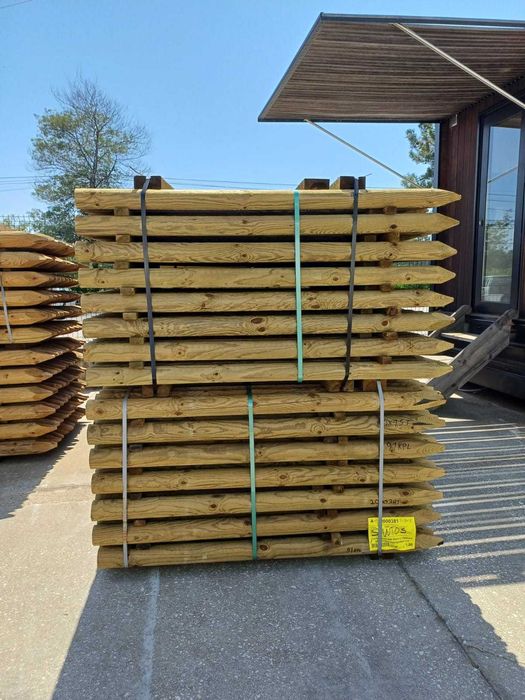 Postes Madeira Tratados Torneados