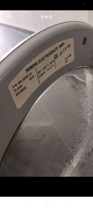 Máquina de lavar Siemens Siwamat xl129 6kg 1200rpm