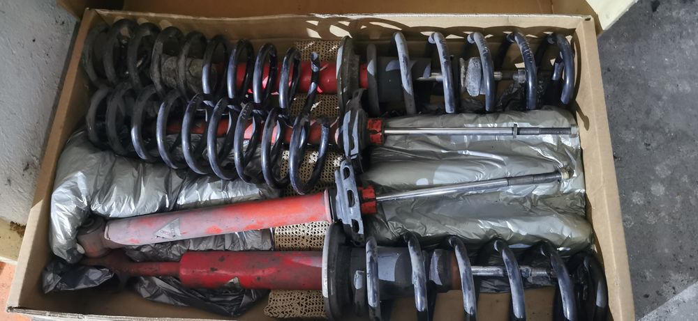 Suspensão Koni e molas Eibach Pro Street Audi a4 b5 sedan
