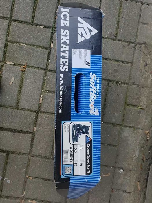 nowe łyżwy K2 ESCAPE SPEED ICE WOMEN r 39-40 25 cm