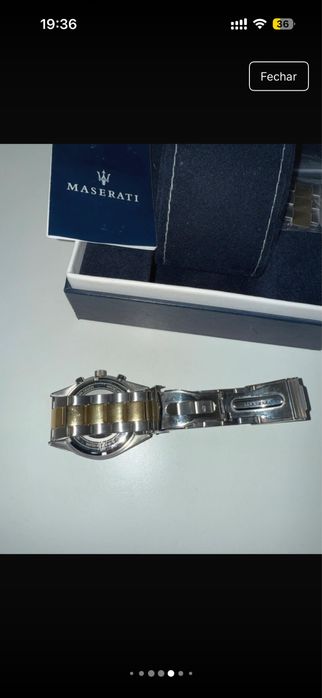 MASERATI Relógio Competizione Bicolor