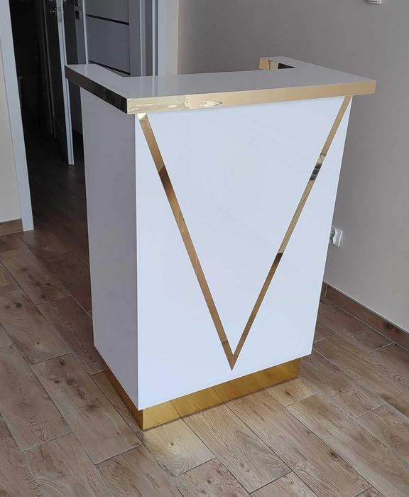 Recepcja fryzjerska kosmetyczna lada biurko