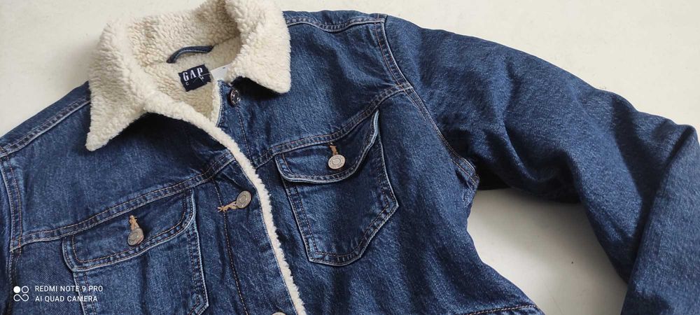 Gap kurtka jeansowa Denim na kożuszku Nowa