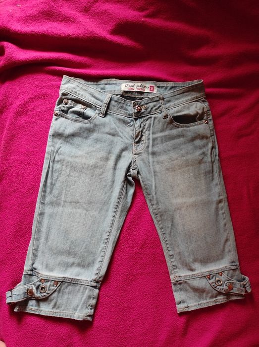 Бриджи джинсовые (капри)