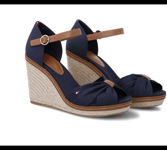 Buty letnie Elena na Koturnie Thommy Hilfiger - Nr. 38 - NOWE