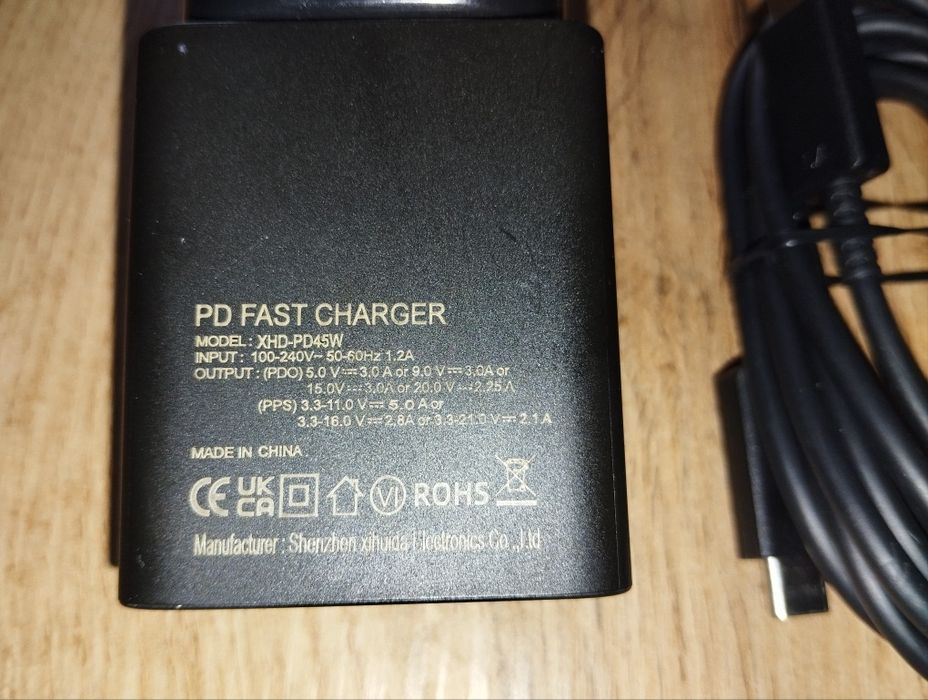 Ładowarka usb-c nowa