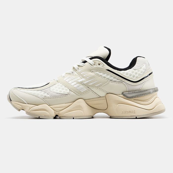 Кросівки Чоловічі Жіночі New Balance 9060 White Milk Black 36-45