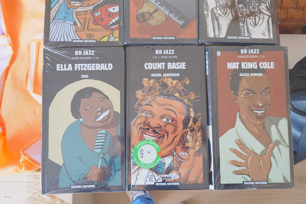 Colecção BD JAZZ (1 Banda Desenhada + 2 CD)