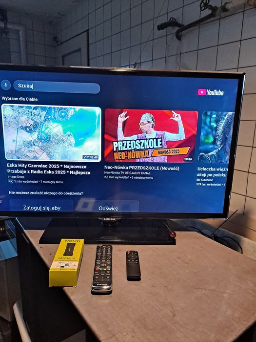 TV 37"LED  Samsung + Stick  TV BOX = smart tv