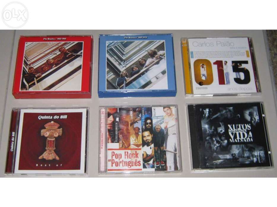 Lote de varios CD’s de musica nacional e estrangeira – Todos originais
