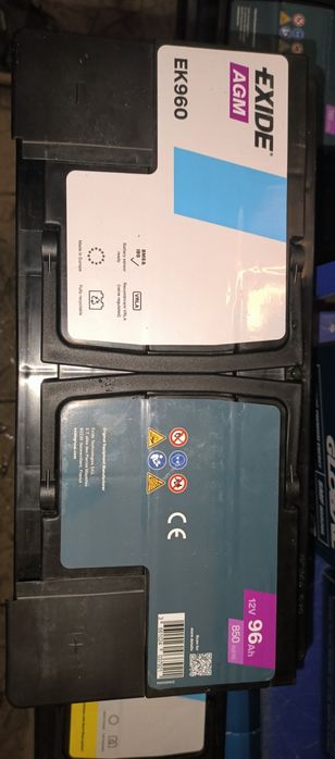 Гелеві акумулятори EXIDE AGM 60-105AH