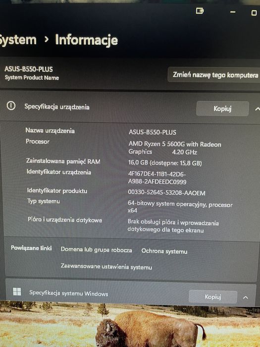 Komputer stacjonarny asus