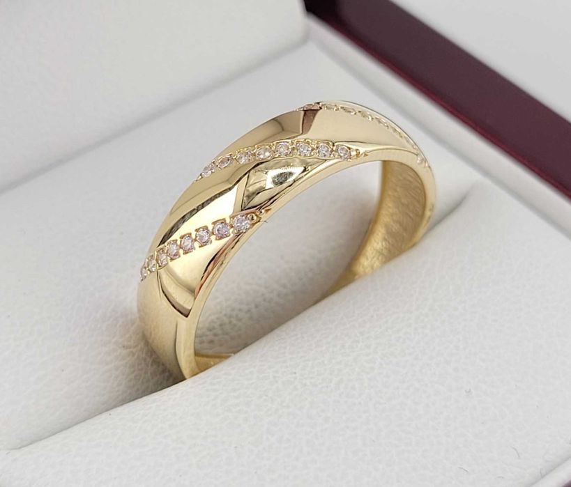 Wspaniały złoty pierścionek 2,28g PR.585 14K R.20