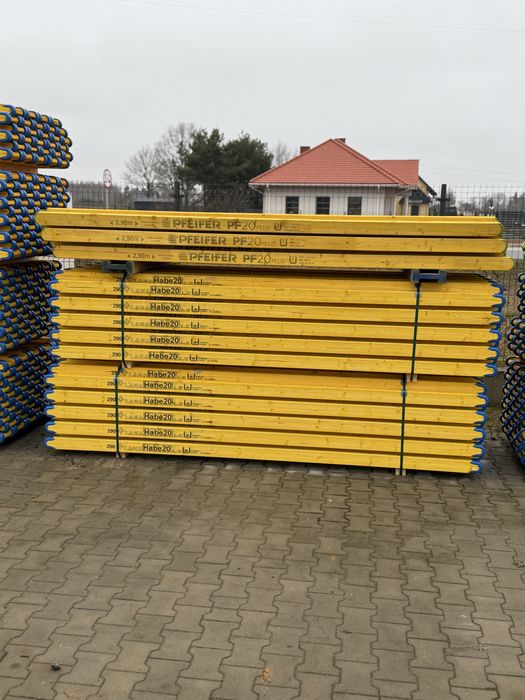 Stemple budowlane metalowe szalunki stropowe strop dźwigary budowlane