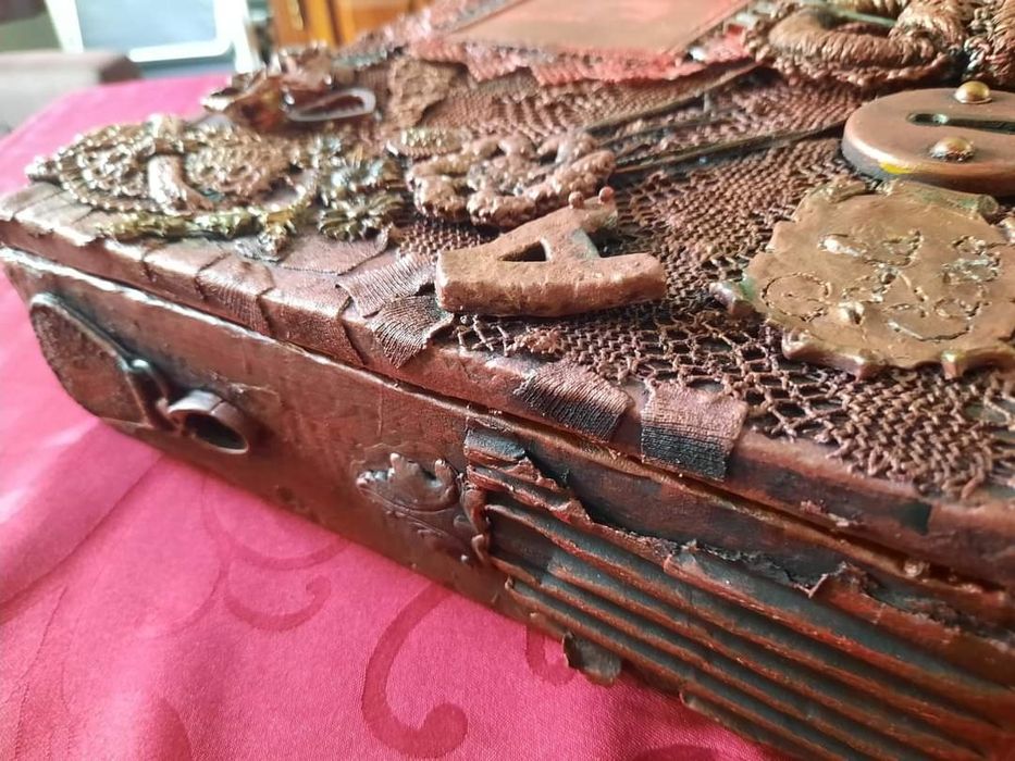 Caixa lembranças reciclada