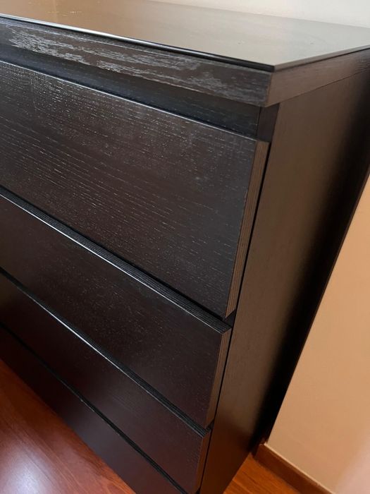 Cama MALM IKEA com estrado