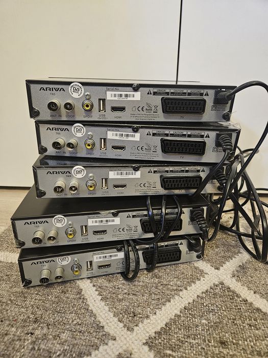 5szt. Dekoder DVB-T Ferguson Ariva T65