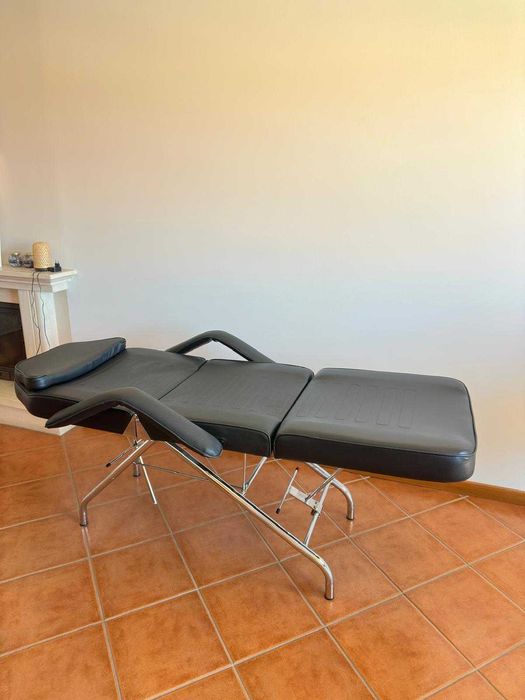 Marquesa Estética com cadeira ajustável - Usada poucas vezes