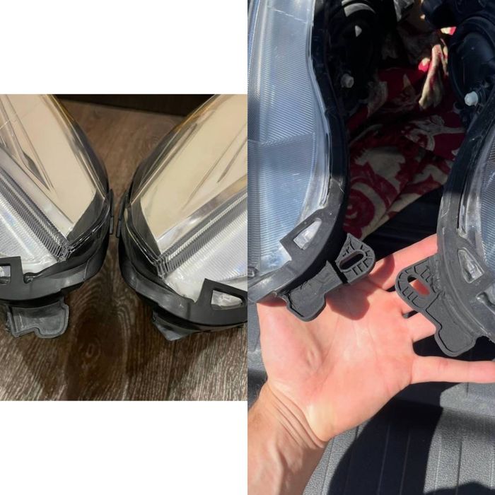 Ремонт креплений фар корпусов замена стекол любой сложности изготовлен