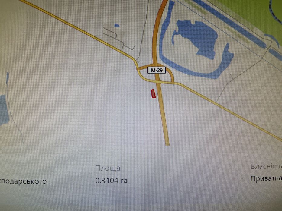 Продам ділянку землі 0.31 га.