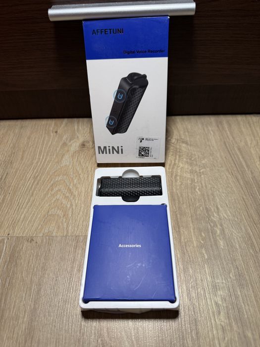 Mini Dyktafon Szpiegowski AFFETUNI Z8 64GB Magnes AI NOWY