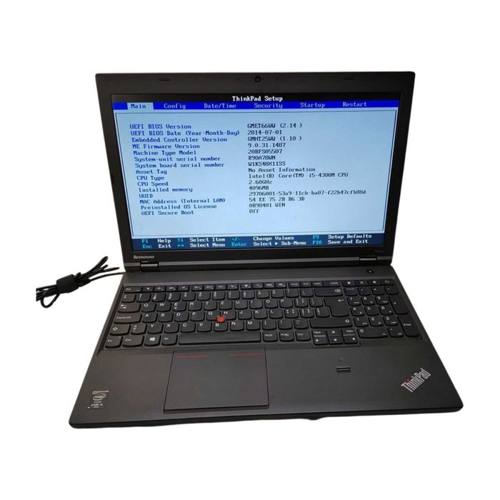 LAPTOP | Lenovo ThinkPad T540p | i5-4300M | 4GB RAM | 15,6" HD | BAZA!