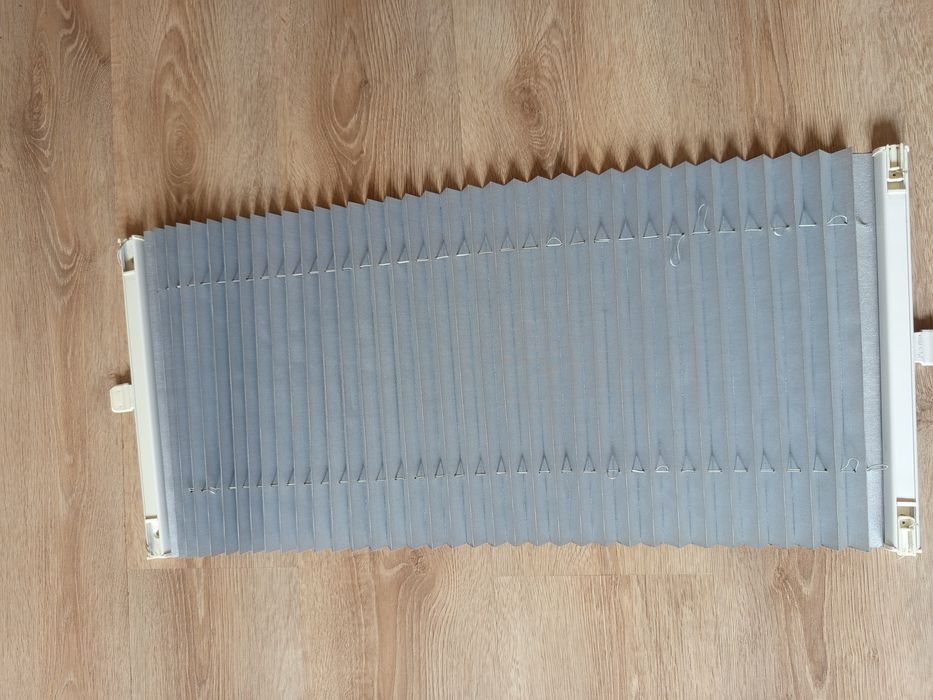 Rolety plisowane półzaciemniające kolor szary