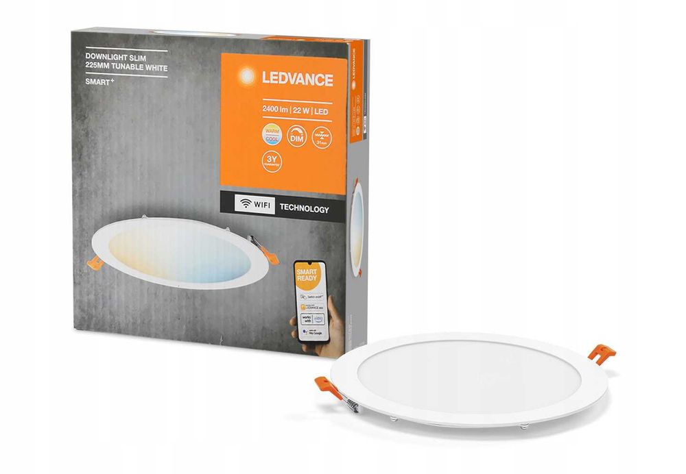 Panel LED Reflektor SMART+ WiFi LEDVANCE 22V 22,5cm 3000 - 6500K