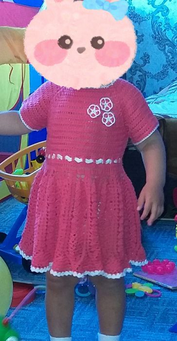 Платье летнее на девочку до 2 лет