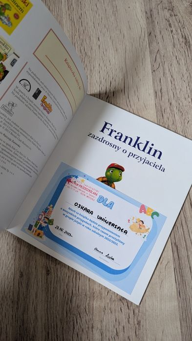 Książka Franklin zazdrosny o przyjaciela