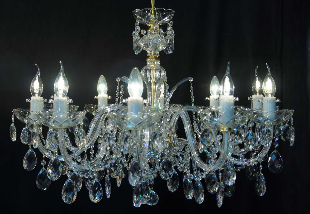 Lampa kryształowa Elite Bohemia - żyrandol z kryształami Swarovskiego