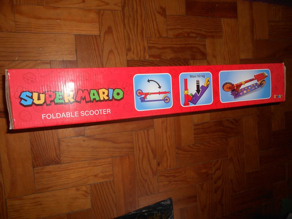 Trotinete SUPER MARIO NOVA criança