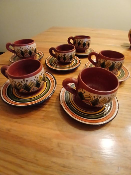 Serviço Café Pintado à Mão