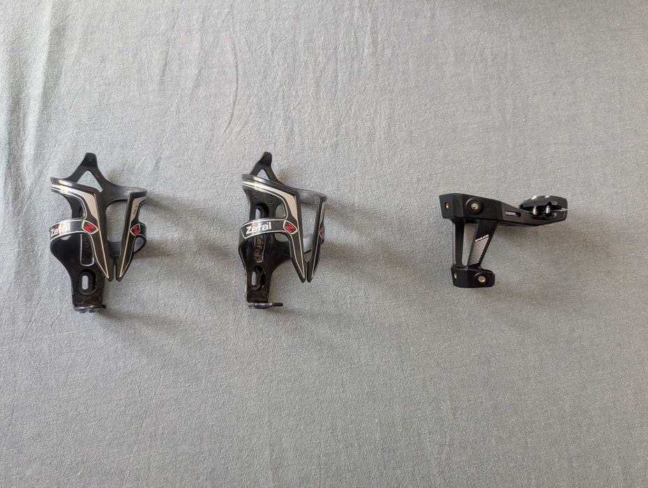 Sistema hidratação triatlo: Extensor de banco + 2 porta bidons