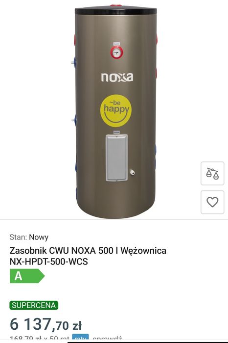 Zbiornik Noxa 500l z demontażu do PC