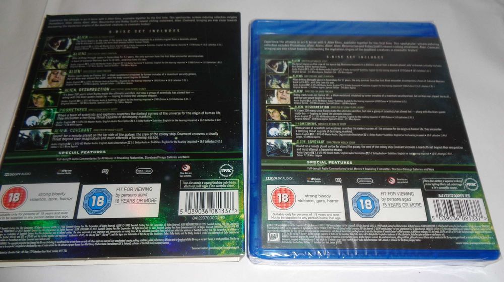 Obcy Pakiet 6 filmów /Blu Ray/