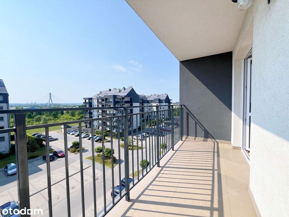 Lubelska, 2 pokoje, duży balkon, widok na most, zieleń - Widok 6