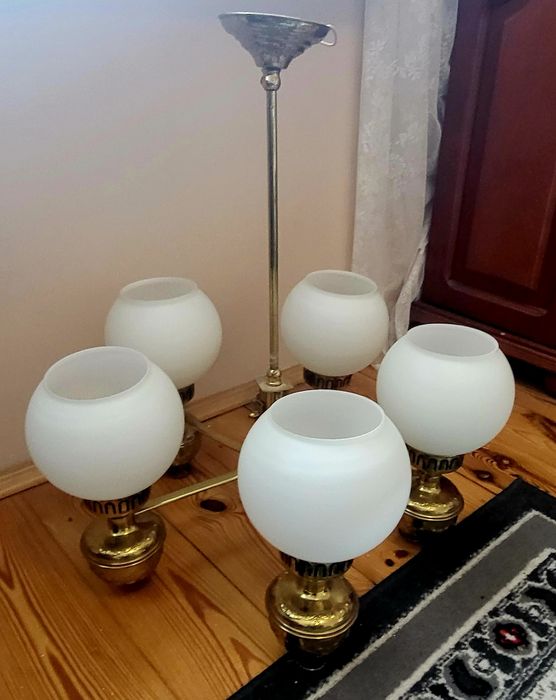 Lampa wisząca metalowa