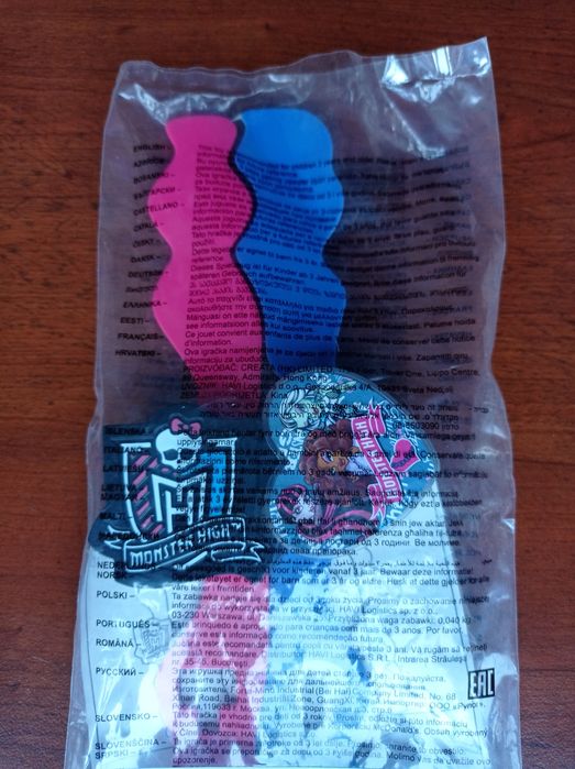 Nowe bransoletki Monster High Mattel McDonald