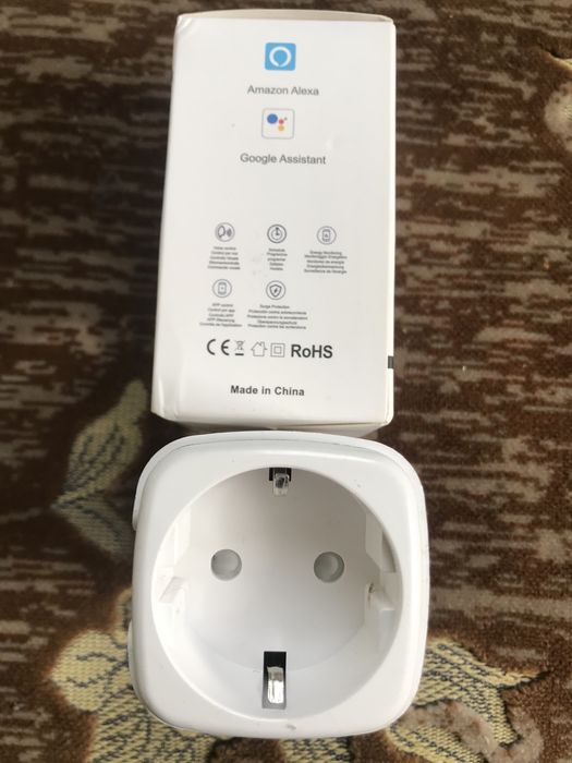 Розумна розетка для дому із Wi Fi , с монінотор живлення